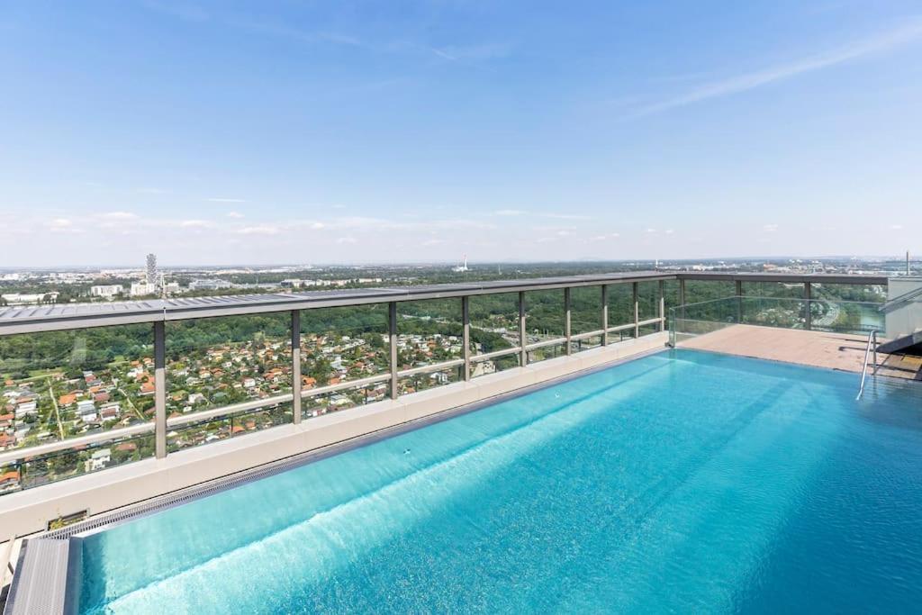 Design Apartment With Amazing View Over Відень Екстер'єр фото